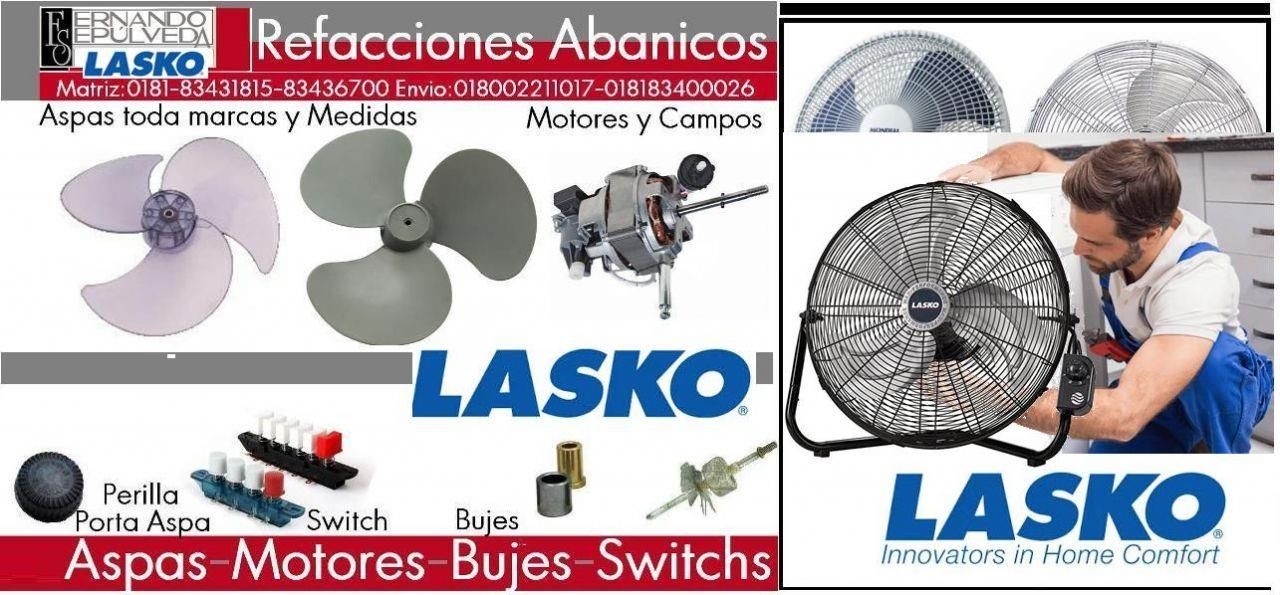 ¿Cómo se llaman las partes de un ventilador?