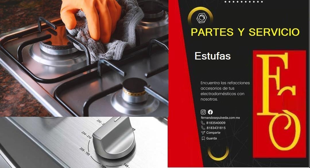 Consejos para la limpieza de la estufa de gas.