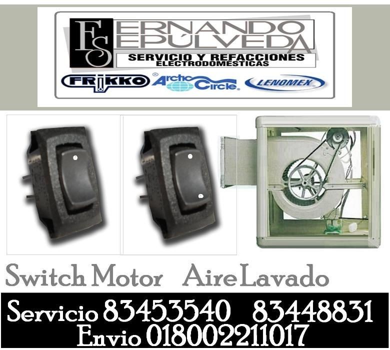 Switch Motor dos Velocidades Aire Lavado, Evaporativo o Enfriador de Aire