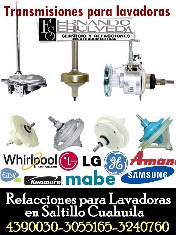 Transmisiones para Lavadoras en Saltillo Cuahuila