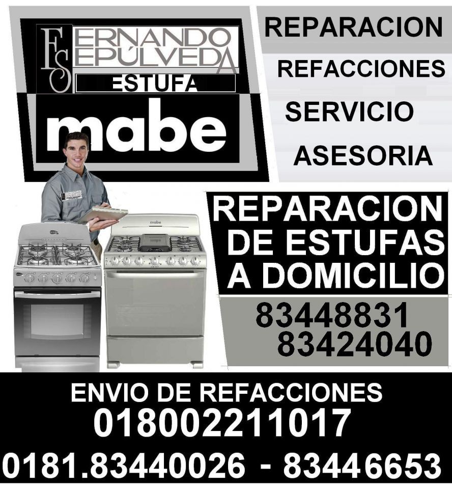 REPARACION DE ESTUFAS MABE EN MONTERREY