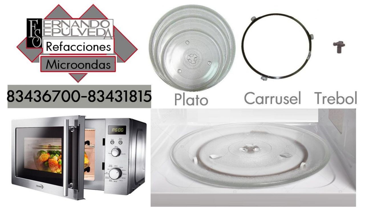 CARRUSEL GIRATORIO PARA PLATO DE MICOONDAS