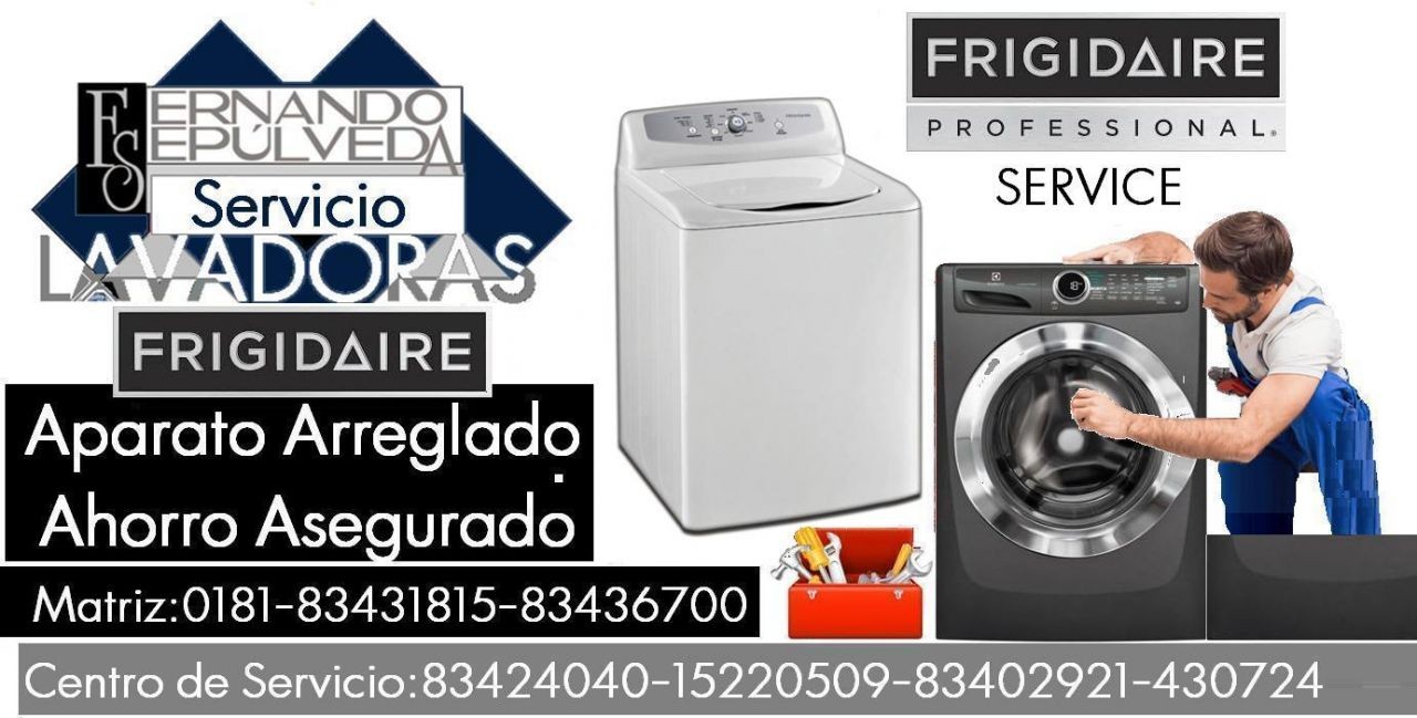 SERVICIO DE lavadoras FRIGIDAIRE