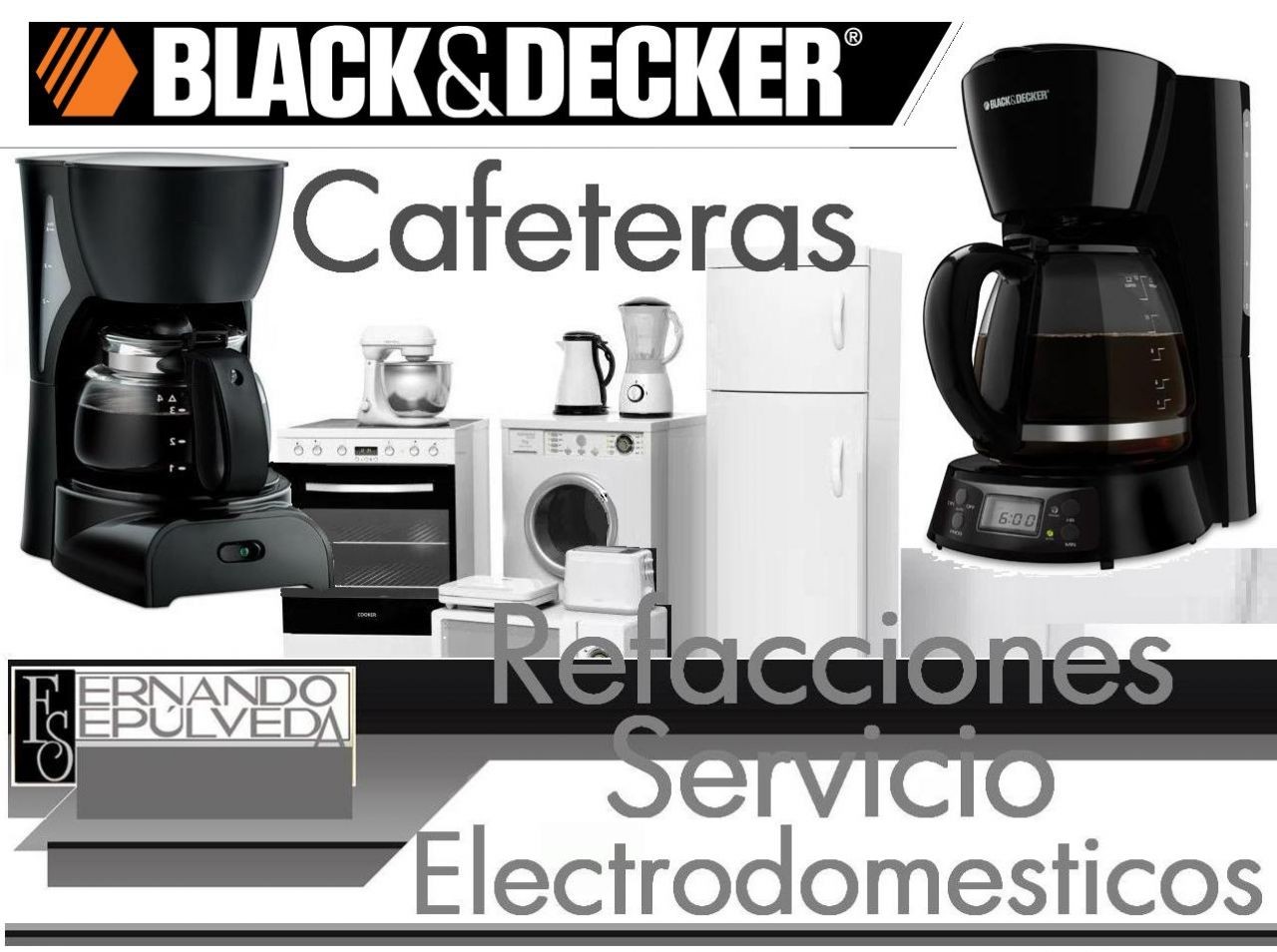 Centro de Servicio y Partes de Cafeteras Black and Decker