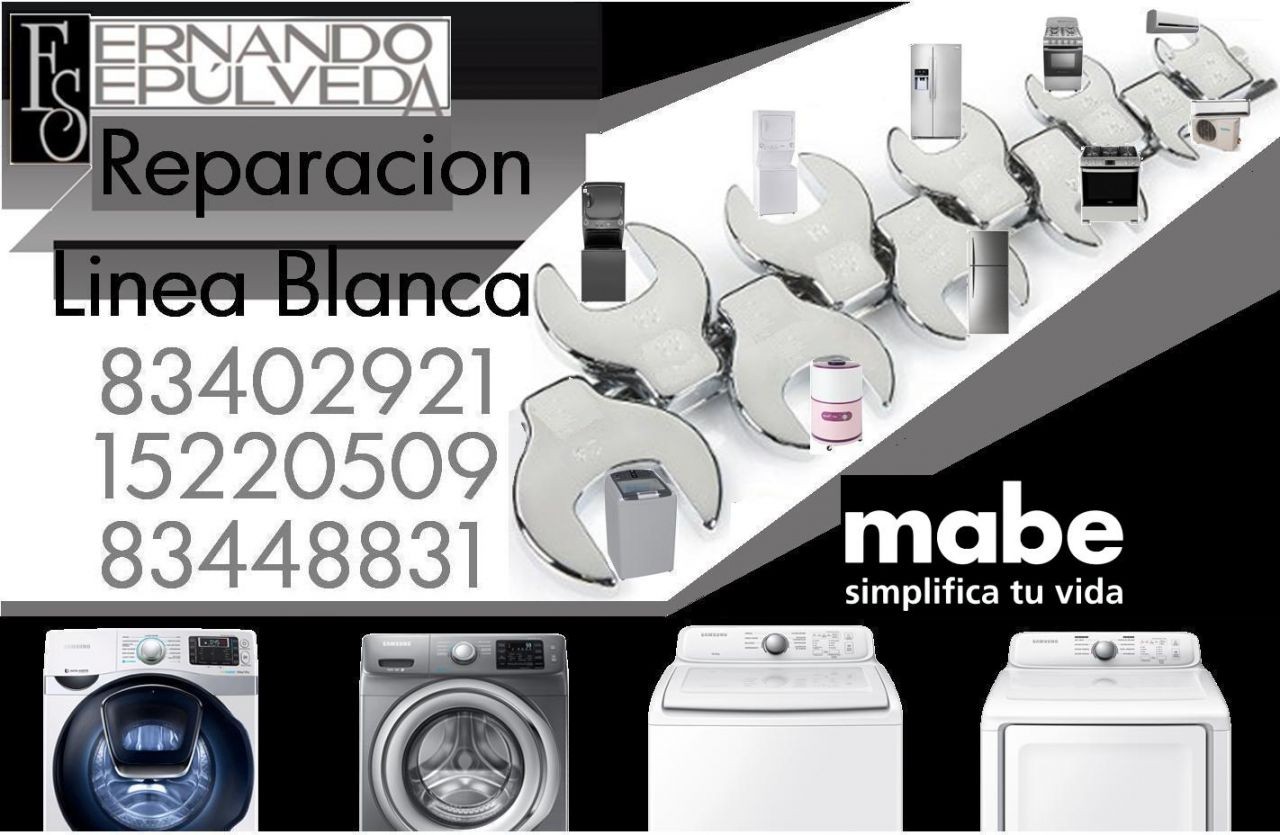 SERVICIO Y REFACCIONES EN LINEA BLANCA MABE, GE, IEM