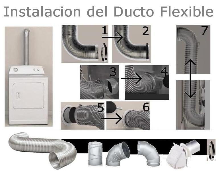 Procedimiento de instalación de Ducto Semirrígido de Secadora